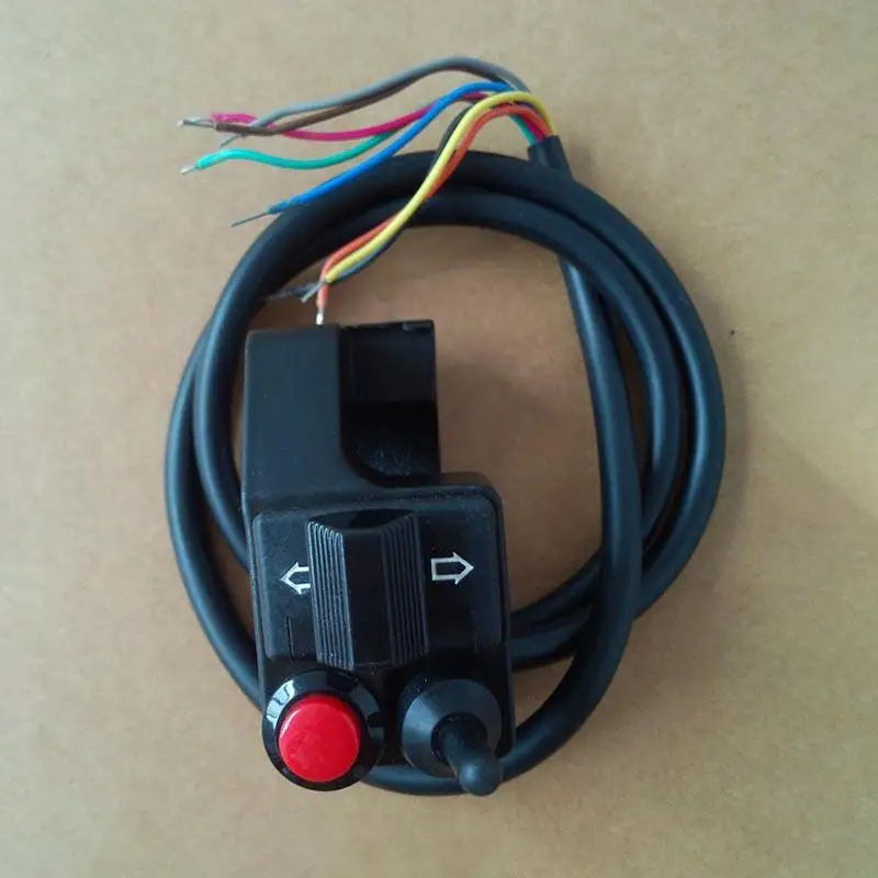 МАЛЕНЬКИЙ ВЫКЛЮЧАТЕЛЬ для мотоцикла поворотный сигнал руля 22 мм