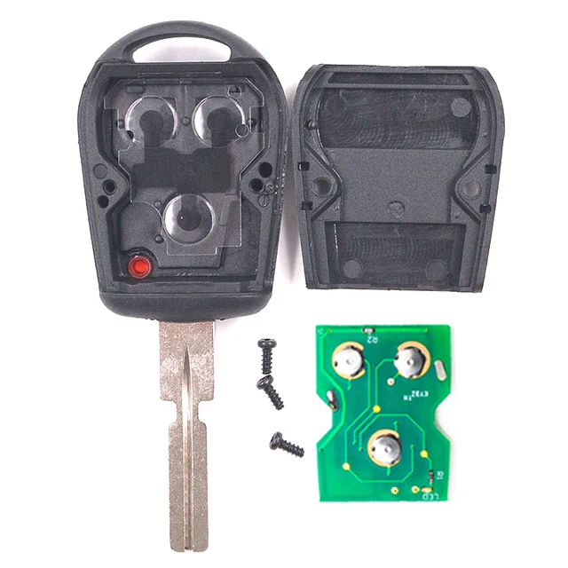 Beefunny Llave remota EWS 3 botones 315MHZ/433MHZ ID44 HU58 para BMW 3,5,7  Series 325 330 318 525 530 540 E38 E39 E46 M5 X3 X5 E65 (1)