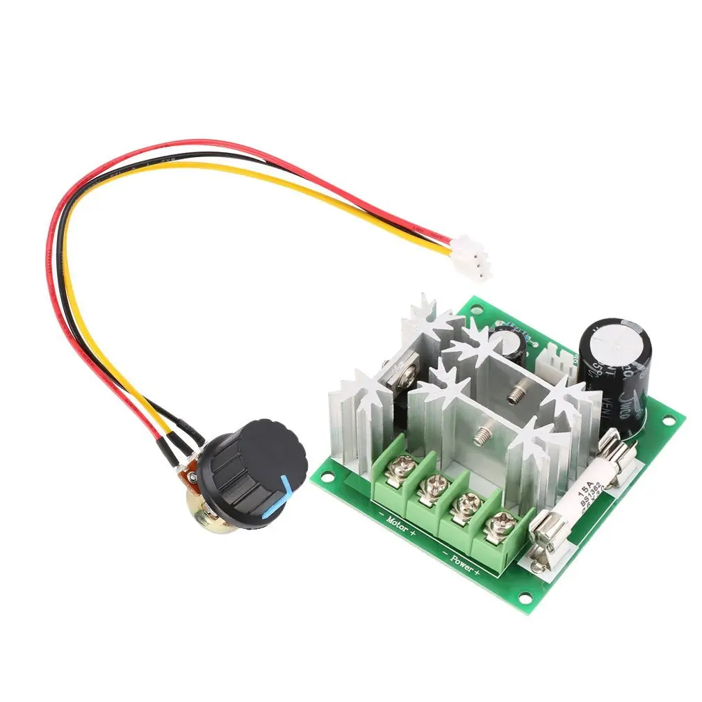 

New DC 6V-90V 15A DC Motor Speed Control PWM Switch Controller 1000W