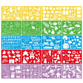 

Halloween Decor Stencils Template for Face Painting DIY Drawing Painting