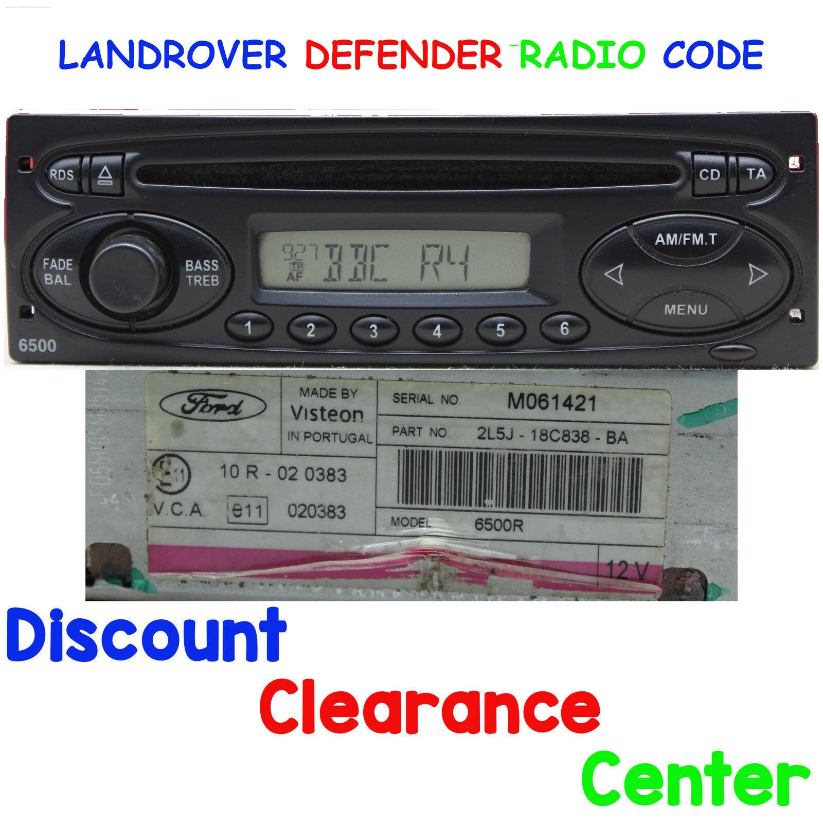 Munition Stift Lüften land rover defender radio code klicken