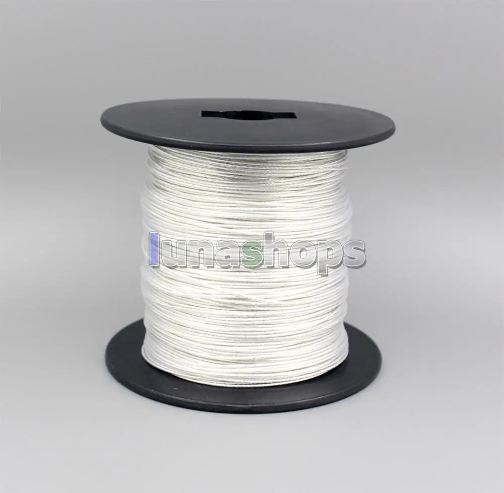 

LN005332 10m Hi-Res Extreme Soft Pure 7n 99% OCC+ Silver plated Alloy 100*0.05 Tefl AFT Insulating Wire Diameter:0.9mm(±0.3mm)