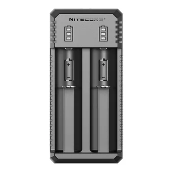 

NITECORE UI2 Portable Dual-Slot USB Li-ion Battery Charger DC 5V/2A 10W Powerful Compatibility Li-ion/IMR Intelligent Charger