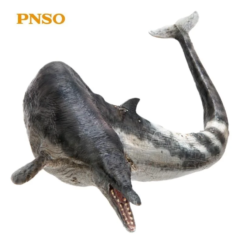 PNSO 50 см длина старинная фигурка животного модель куклы Basilosaurus с кронштейном