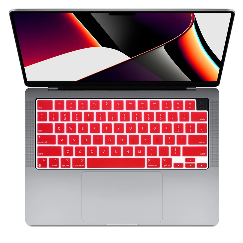 Cover Tastiera Pelle Impermeabile In Silicone Per Macbook Pro 2021 14 A2442 E Macbook Pro 16 A2485 Apple M1 Pro M1 Max Layout Usa