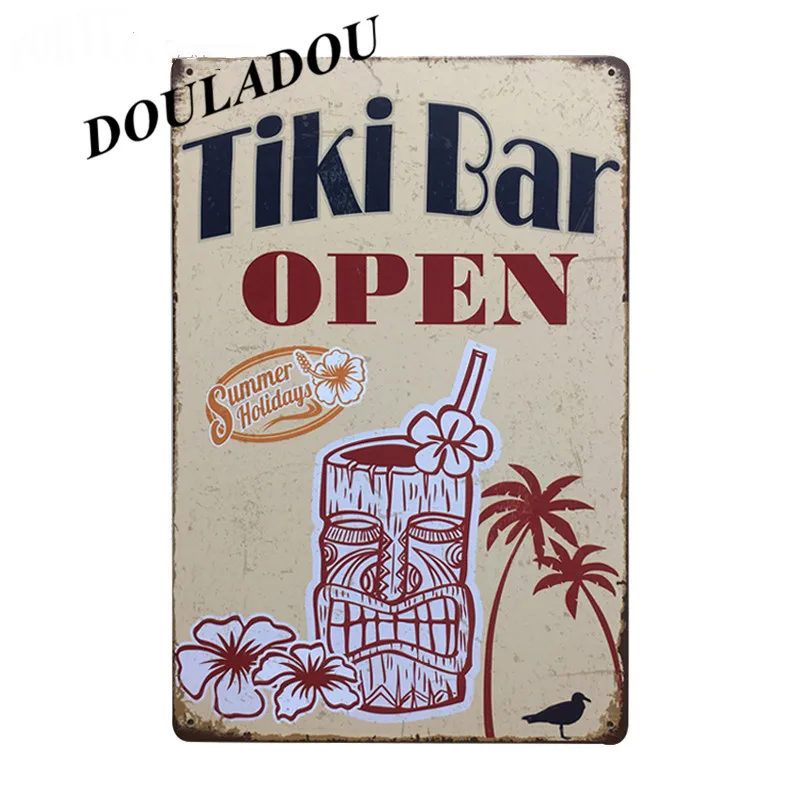 [Douladou] Mojito коктейль для бара настенные знаки металлическая живопись домашний бар Паб Клуб настенные таблички настенные PostersPub магазин плакат 20x30 см - Цвет: 6
