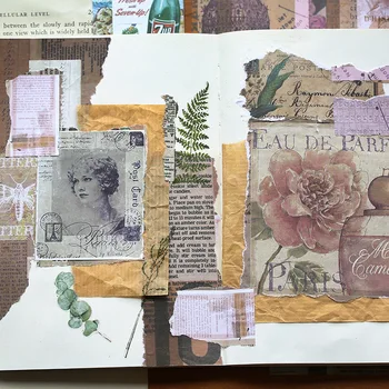 

12PCS/LOT Vintage Paper Fashion Deco Pack 160mm*160mm