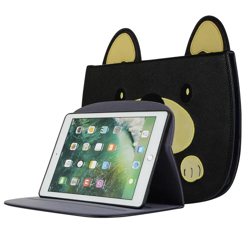 Вышивка мультяшная собака для IPad 6-го поколения Чехол кожаный держатель мягкий силиконовый чехол для Ipad чехол 9,7 Air 2 Air 1 Fundas