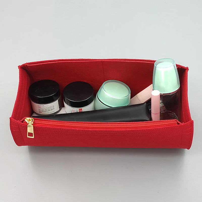 Fits For Papillon BB 26 30 Barrel Felt Cloth Insert Bag Organizer Women Makeup Bag Travel Portable Organizer Base Shaper felt bag organizer