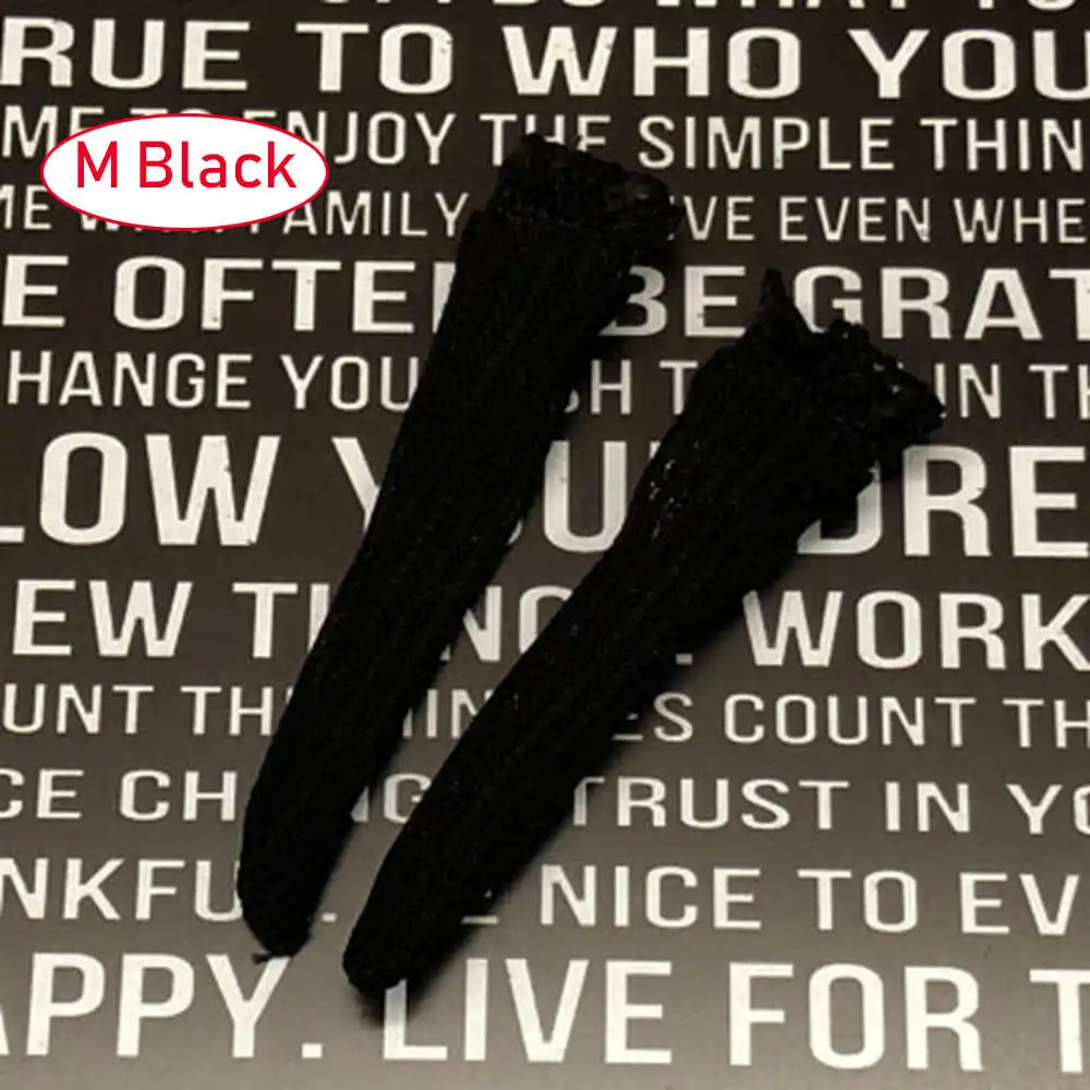 Black-M 1 пара, модные кружевные чулки ручной работы, Короткие/длинные носки, леггинсы, повседневная одежда, кукла для девочек, сделай сам, игрушка, платье, одежда, аксессуары - Цвет: Black-M