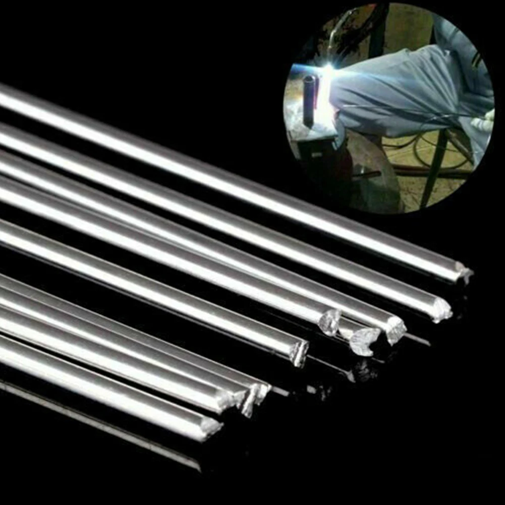 10pcs Easy Melt Aluminum Tool Strength Silver Light Weight 1.6mm Soldering Low Temperature Welding Rod Wide Application Stick