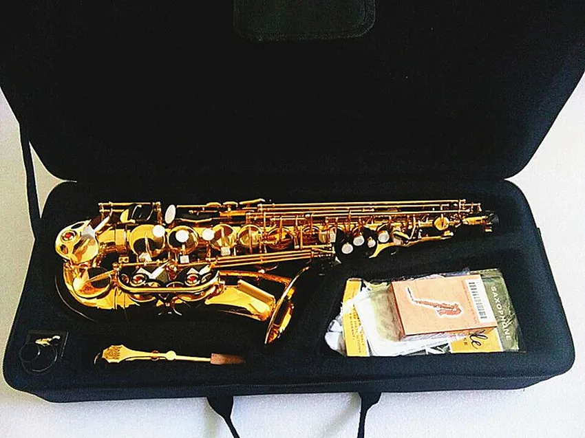 High quality Saxophone New Golden Alto Contract Super Sounding Musical Instruments and case | Спорт и развлечения