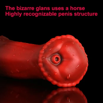 Nothosaur Large Anal Sex Toys Butt animal fantasy Dildo Massage For Men and women Big Anal Beads 4