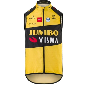 

JUMBO VISMA sleeveless jersey winddicht weste racing bike cycling winddicht waterproof vest ropa ciclismo sleevesless men vest