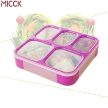 MICCK BPA Бесплатный Ланч-бокс, контейнер для хранения еды с отсеками, герметичный, тепловой, Bento box, большая емкость 1200 мл