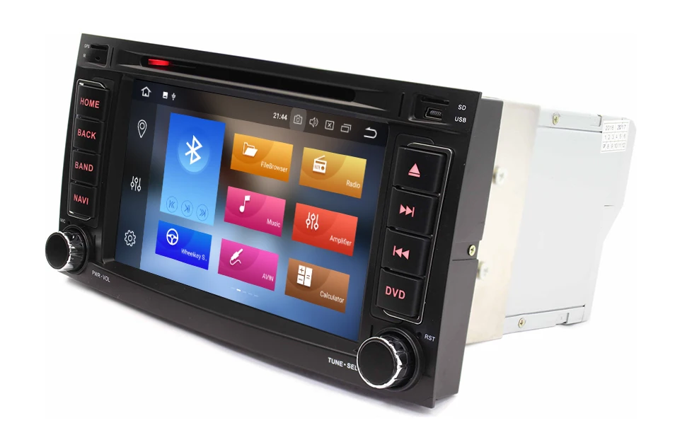 Sale Marubox 7A808PX5 DSP, 4GB 64GB 2 Din Car Multimedia Player for Multivan 2003-2014 DVD Radio, Android 9.0 10