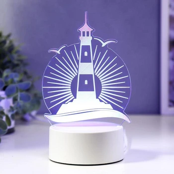 

Lamp "Mayak" LED RGB from the network 13x17.9 cm 5074813