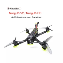 iFlight Nazgul5 V2 Nazgul5 HD 5-дюймовый 4-6S Фристайл RC FPV Гоночный Дрон w/ Камера Caddx Ratel и контроллер полета SucceX-E F4 RC вертолет квадрокоптер игрушки