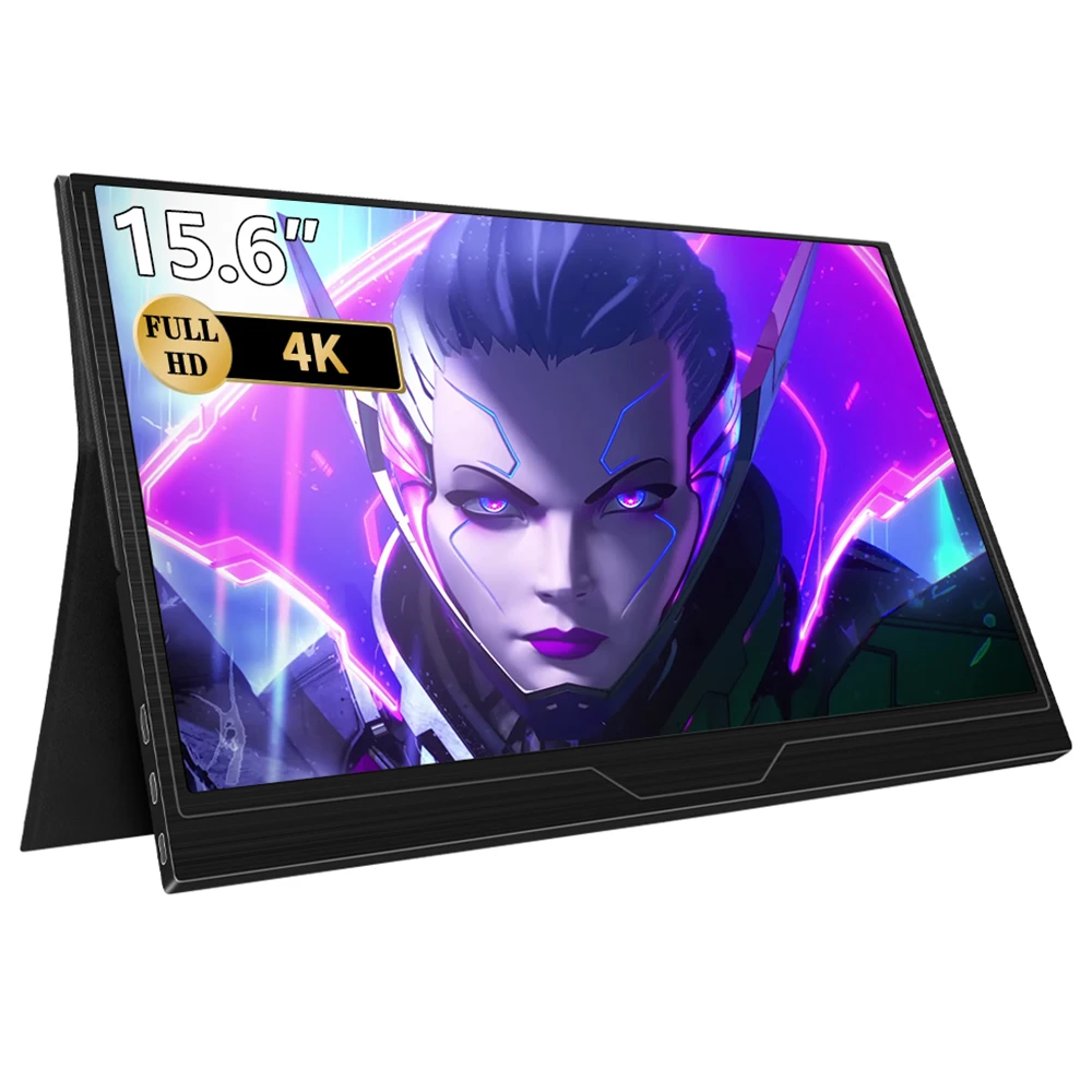 Портативный монитор 15 6 дюйма 4K 1080P сенсорный экран игровой USB C HDMI для Switch