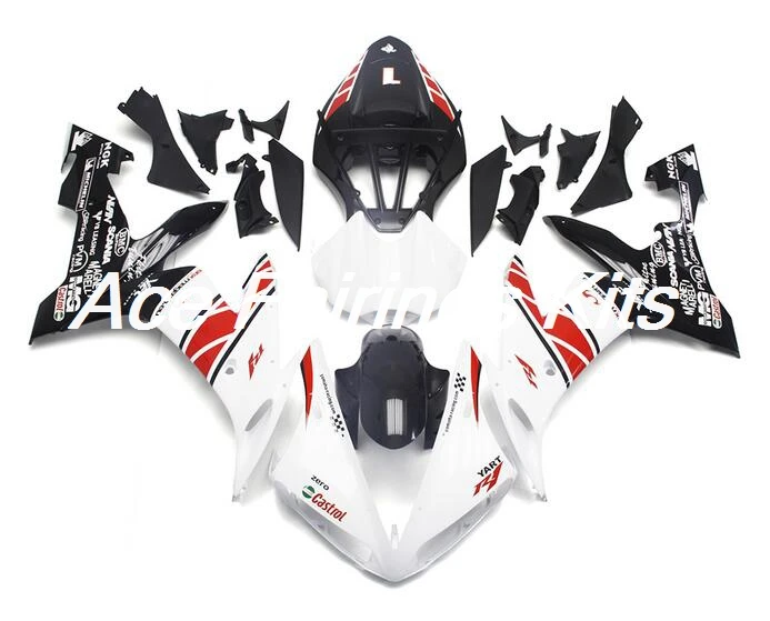

TOP New Injection ABS Motorbike Fairing 100% Fit For Yamaha R1 2004 2005 2006 04 05 06 YZF R1 Full Fairings Kits red black White