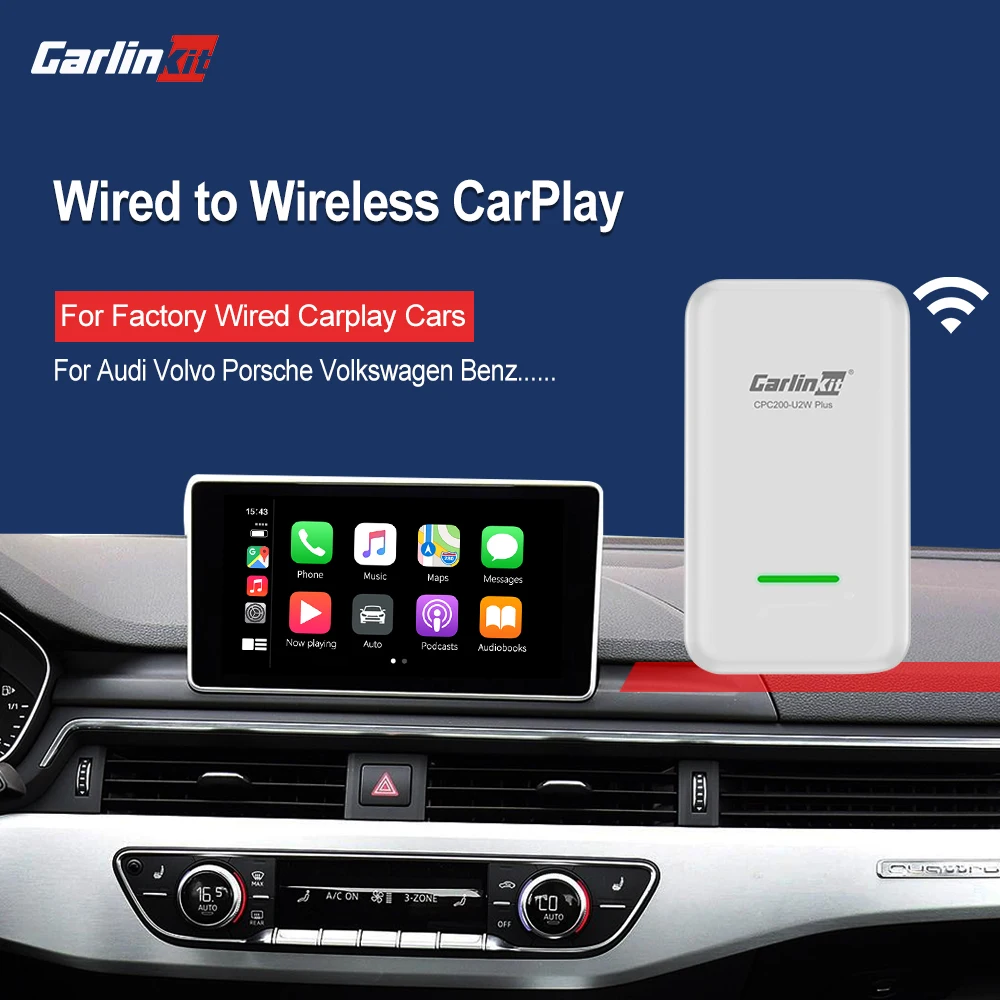Carlinkit 2 0 CarPlay беспроводной для Audi Porsche Wolkswagen Volvo автомобильный Carplay2Air адаптер