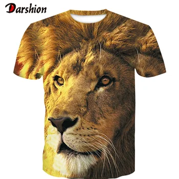 

New Summer 3D Tiger T Shirt Men Animal Tshirt Forest 3d Printed T-shirt Hip Hop Slim Cool Mens Clothing Plus Size O-neck T-shirt