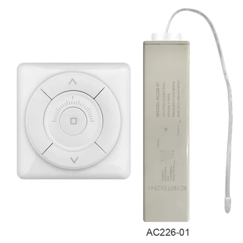 

Universal 433.92 mhz RF Wireless Remote Control 1CH Wall Sticker Transmitter Mini Receiver For Automated Curtain Electric Door