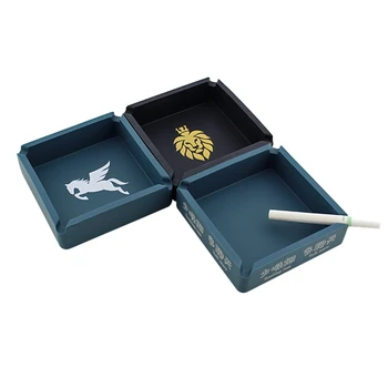 

New Large Square Ashtray Anti-Scalding Silicone Ashtray (Random Color)