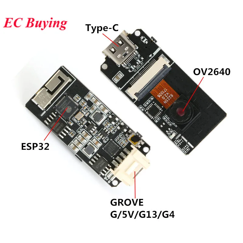 M5Stack официальный ESP32 CAM OV2640 модуль камеры макетная плата type C Гроув порт 3D Wifi