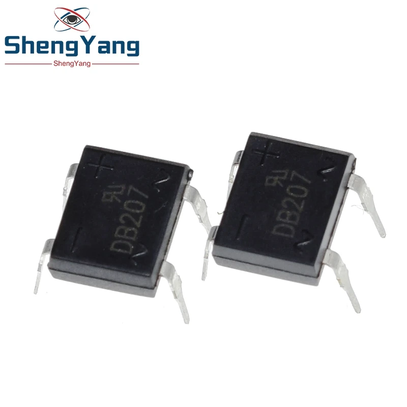 TZT 10pcs/lot diode bridge retifica DB207 DIP-4 DB207S DIP4 2A 1000V power diode rectifier 1000v electronic components images - 6