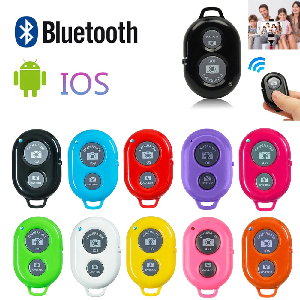 Wireless Bluetooth Shutter Release Remote Control Button Self-Timer Long Distance Camera Phone Stick Monopod Controller | Электроника