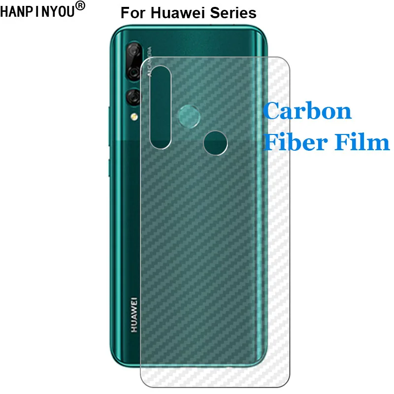 Для Huawei Y9 Prime Y7 Y6 P30 P20 Mate 30 20X10 9 Pro Lite 2019 P Smart Z Plus 3D углеродное волокно задняя пленка