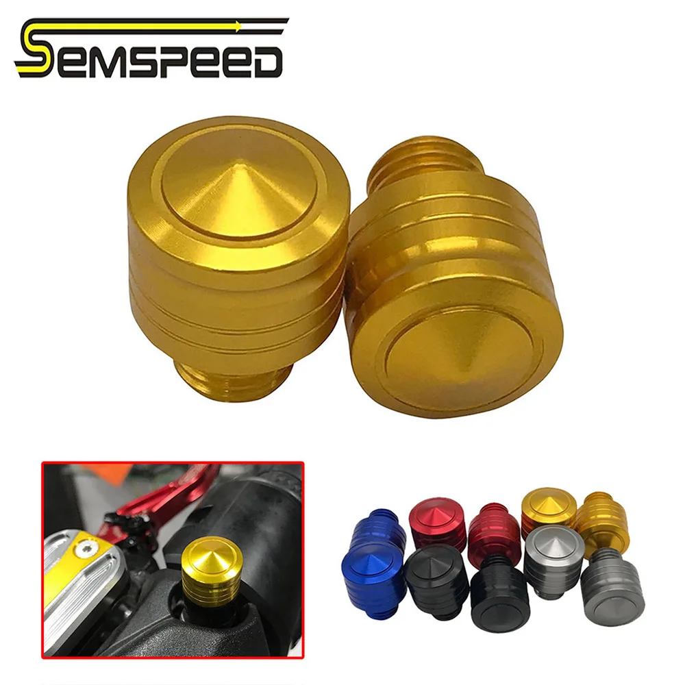 SEMSPEED Универсальный M10X1.25 Мотоцикл CNC зеркало отверстие заглушка болт для YAMAHA MT09 MT07