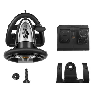 

PXN V3II Racing Game Steering Wheel with Brake Pedal for PC/PS3/PS4/XBOX ONE/SWITCH