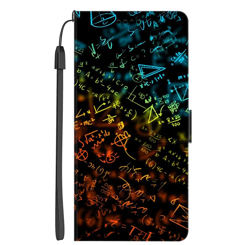 Flip Leather Wallet Phone Case with Stand and Book Cover Design