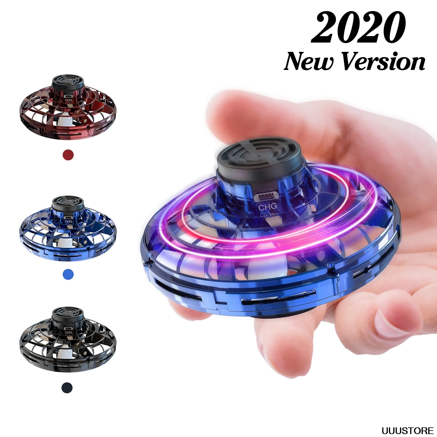 light up flying spinner