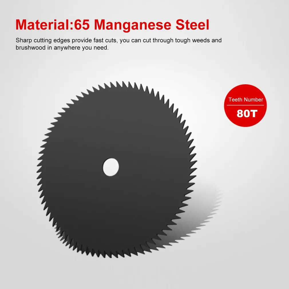 Lawn Mower Blade Circular Brush Saw Blade Manganese Steel Razor Lawn Machine Accessories Trimmer 80/60/40/8/4/3T Sale