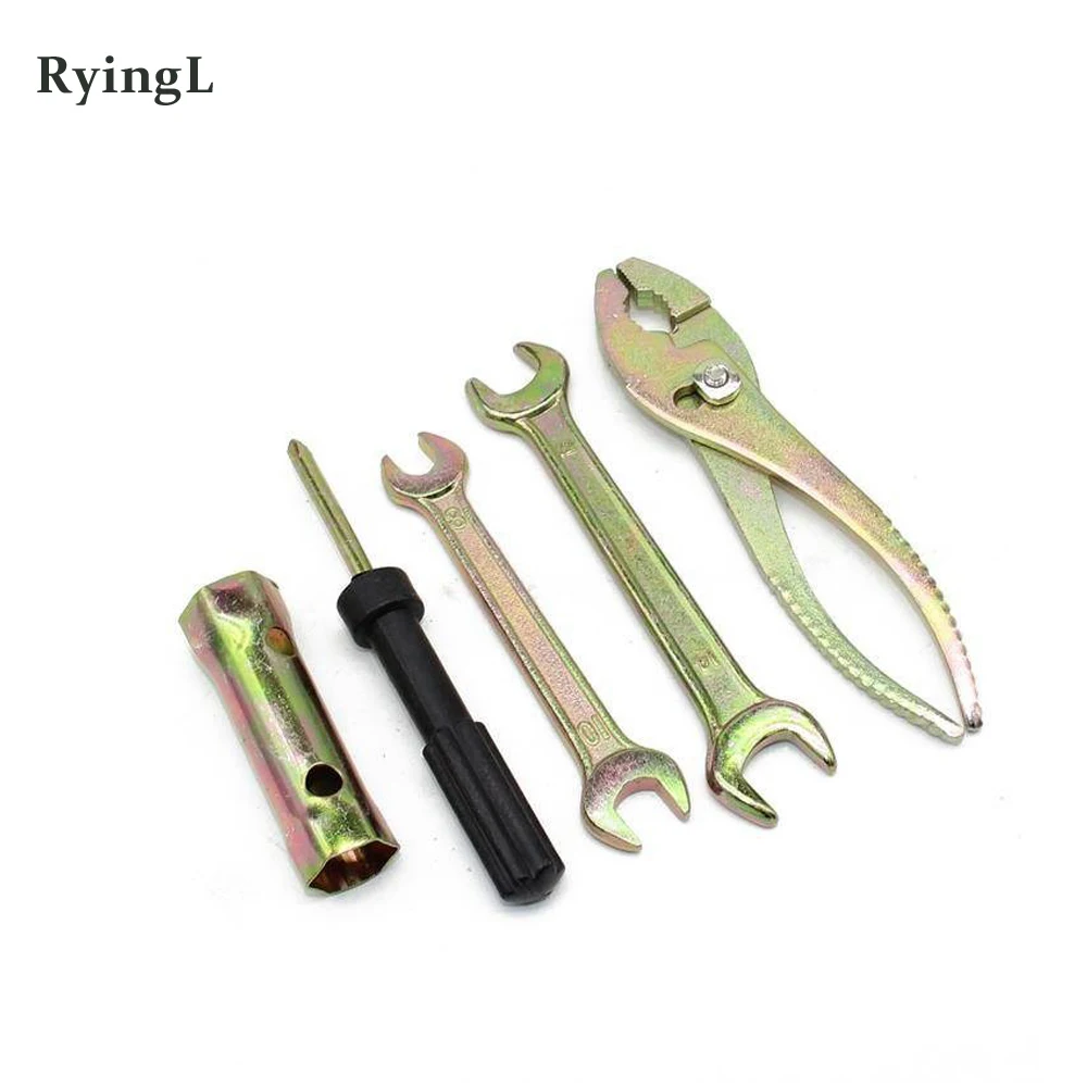 

5 pcs Motorcycle Car Kit Screwdriver Spanner Spark Plug Socket Motorcycle Tool Accessories