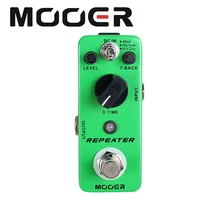 MOOER Repeater Digital Delay Pedal 3 Working Modes: Mod/Normal/Kill Dry Guitar effect pedal mooer spark reverb pedal three great sounding reverb modes guitar pedal