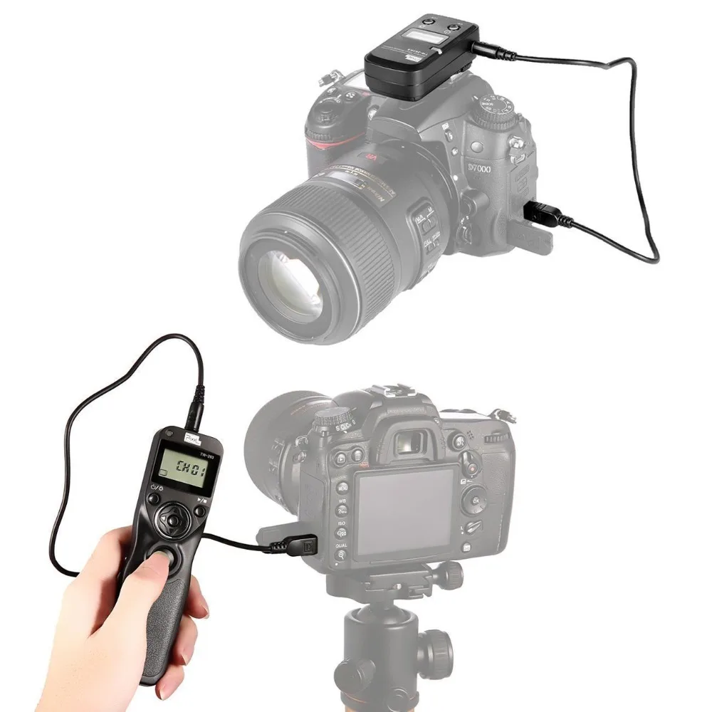 Liberação do Obturador de Controle Cabo para Canon Tw-283 sem Fio Pixel Temporizador Remoto n3 e3 s1 s2 Nikon Sony Câmera Tw283 vs Rc-6 Dc0 Dc2 - Image 2