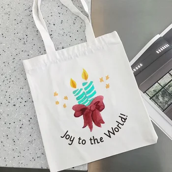 

Korean Casual Cute Star Candle Letter Print Shoulder Canvas Bag Cartoon Harajuku Japanese Large Capacity Ladies Bag Handbags