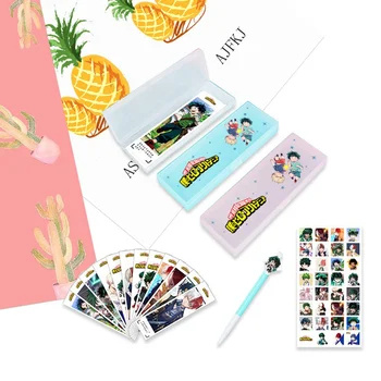 

Anime Devil's Blade Hero Academy Pen Bookmark Sticker Pen Case Set-Devil's Blade