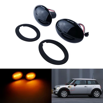 

ANGRONG 2 Amber LED Side Marker Indicator Repeater Light For Mini Cooper R55 R56 R57 R58 R59