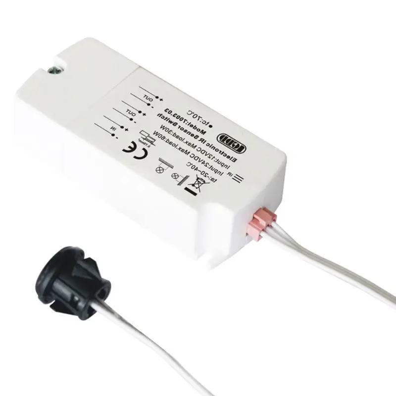 

DC 12V IR Sensor Switch 40W Infrared Light Switch for LED Strip Motion Hand Wave