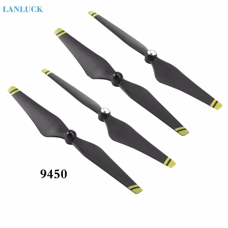 4PCS 9450 Propeller For DJI Phantom 3 Phantom 2 Drone Wing Self-tightening Blade Props Fans Spare Parts Replacement Accessory drone propeller drone propellers drone propeller blades propeller replacement parts