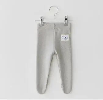 1 pcs gray Детские колготки ярких цветов Детские Колготки хлопковые длинные теплые чулки детские брюки для малышей гетры размер 59 66 73 80 - Цвет: 1 pcs gray