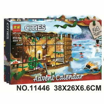 

In Stock 2020 NEW Bela 11446 272pcs City Series Advent Calendar Building Blocks Bricks Kids Toys Christmas gift