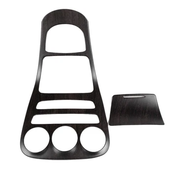 

Shifting Central Control Panel Cover for Mercedes-Benz Oak C/GLC Central Control Panel Frame Decorative Sticker ABS Oak Grain
