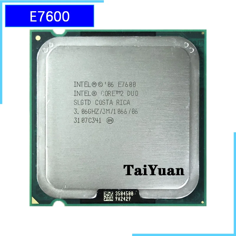 

Intel Core 2 Duo E7600 3.0 GHz Dual-Core CPU Processor 1066 L2=3M 65W LGA 775