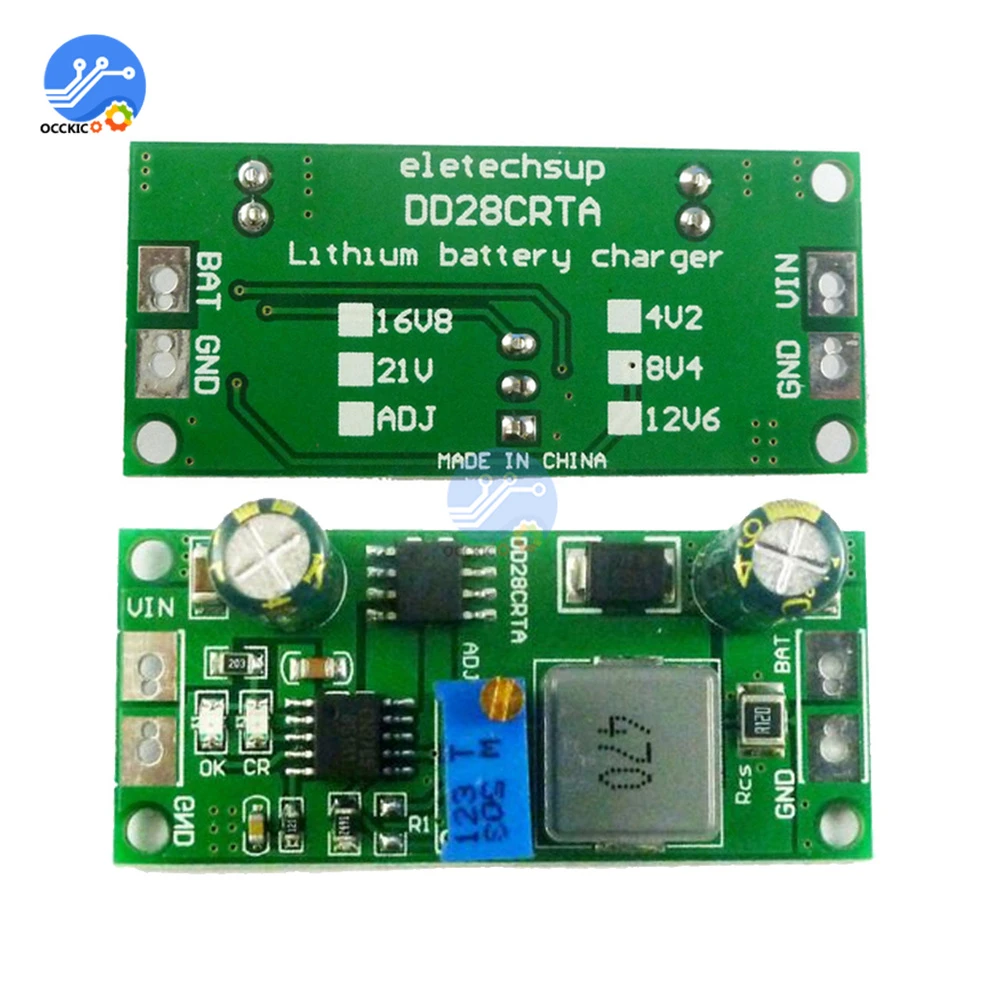 Battery Charging Module Board Lithium Ion LiFePo4 Lithium Titanate Charger 1A 3.7V 3.8V 7.4V 11.1V 14.8V 18.5V Battery Charging Module Board Lithium Ion LiFePo4 Lithium Titanate Charger 1A 3.7V 3.8V 7.4V 11.1V 14.8V 18.5V